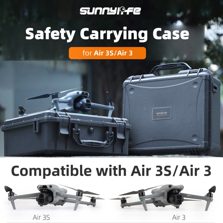 For DJI Air 3S / 3 Sunnylife Safety Carrying Case Large Capacity Waterproof Shock-proof Hard Travel Case, For DJI Air 3S / 3 For DJI Air 3S / 3 Sunnylife Safety Carrying Case Large Capacity Waterproof Shock-proof Hard Travel Case, For DJI Air 3S / 3